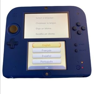 Nintendo 2DS electric blue